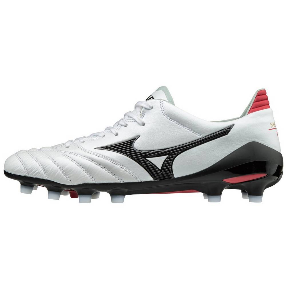 Tacos de Futbol Mizuno Morelia Neo II Made in Japan Para Mujer Blancos/Negros/Rojos 1305267-KD